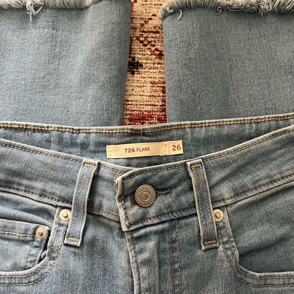 Women's Levi 726 Flare View 3